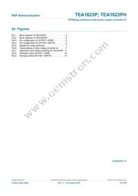 TEA1623PH/N1 Datasheet Page 19