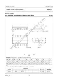 TEA1654T Datasheet Page 17