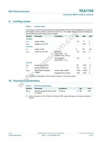 TEA1705/1R Datasheet Page 4