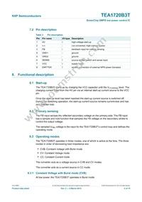 TEA1720B3T/1J Datasheet Page 4