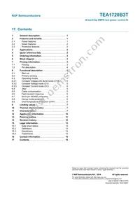 TEA1720B3T/1J Datasheet Page 15