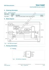 TEA1720BT/1J Datasheet Page 3