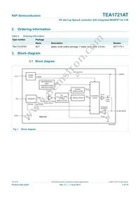 TEA1721AT/N1 Datasheet Page 3