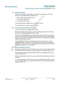 TEA1721AT/N1 Datasheet Page 5