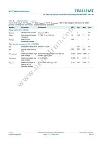 TEA1721AT/N1 Datasheet Page 9