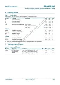 TEA1721BT/N1 Datasheet Page 7