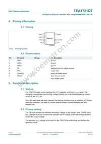 TEA1721DT/N1 Datasheet Page 4
