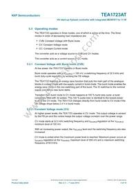 TEA1723AT/N1 Datasheet Page 5