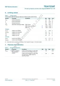 TEA1723AT/N1 Datasheet Page 7