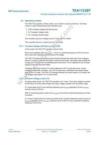 TEA1723BT/N1 Datasheet Page 5
