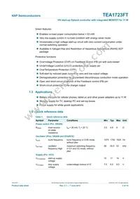 TEA1723FT/N1 Datasheet Page 2