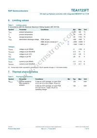 TEA1723FT/N1 Datasheet Page 7