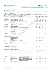 TEA1723FT/N1 Datasheet Page 8