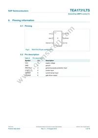 TEA1731LTS/1 Datasheet Page 3