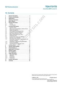 TEA1731TS/1H Datasheet Page 19