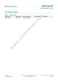 TEA1732TS/1H Datasheet Page 17