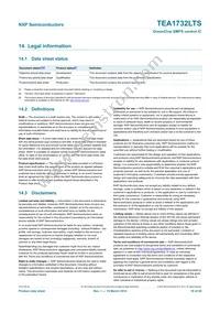 TEA1732TS/1H Datasheet Page 18