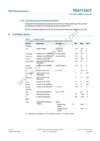 TEA1733CT/N1 Datasheet Page 10