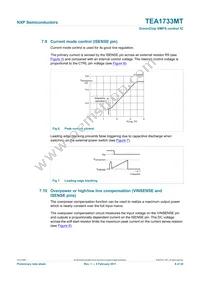 TEA1733MT/N2 Datasheet Page 8