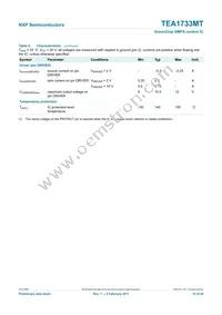 TEA1733MT/N2 Datasheet Page 14