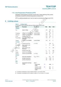 TEA1733P/N1 Datasheet Page 10