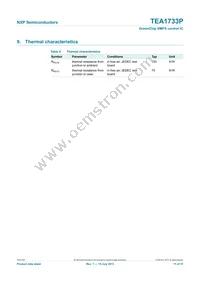 TEA1733P/N1 Datasheet Page 11