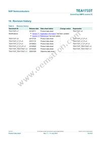 TEA1733T/N1 Datasheet Page 18