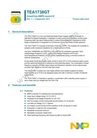 TEA1738GT/N1 Datasheet Cover