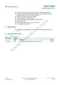 TEA1738GT/N1 Datasheet Page 2