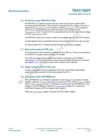 TEA1738GT/N1 Datasheet Page 7