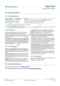 TEA1742T/N1 Datasheet Page 16