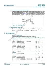 TEA1750T/N1 Datasheet Page 18