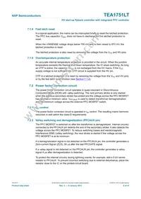 TEA1751LT/N1 Datasheet Page 9