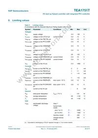 TEA1751T/N1 Datasheet Page 20