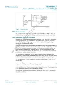 TEA1755LT/1Y Datasheet Page 19