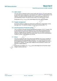 TEA1761T/N2 Datasheet Page 5