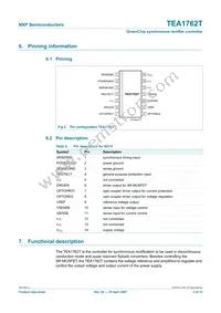 TEA1762T/N2 Datasheet Page 3