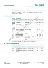 TEA1792AT/1 Datasheet Page 6