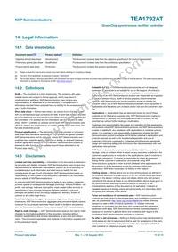 TEA1792AT/1 Datasheet Page 11