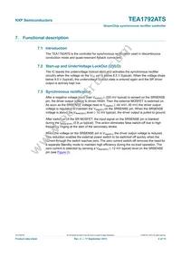 TEA1792ATS/1 Datasheet Page 4