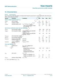 TEA1792ATS/1 Datasheet Page 7