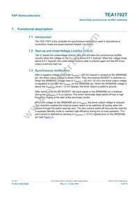 TEA1792T/N1 Datasheet Page 4