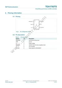 TEA1792TS/1 Datasheet Page 3