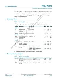 TEA1792TS/1 Datasheet Page 6