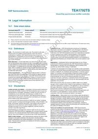 TEA1792TS/1 Datasheet Page 11