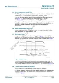 TEA1833TS/1X Datasheet Page 8