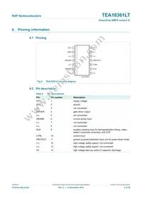 TEA18361LT/1J Datasheet Page 4