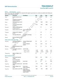 TEA18361LT/1J Datasheet Page 20