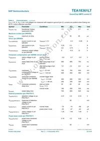 TEA18361LT/1J Datasheet Page 22