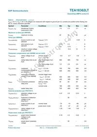 TEA18362LT/1J Datasheet Page 22